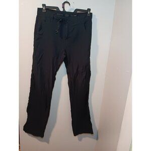 Prana Breathe Cargo Outdoor Hiking Trekking Black Pants Women's 31x32